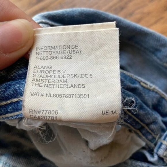 Monday patch distressed capris size 27 - Picture 4 of 9